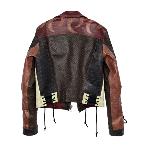 Multi Layered Leather Jacket